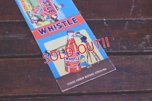 画像2: dp-260204-120 WHISTLE 1940's Matchbook