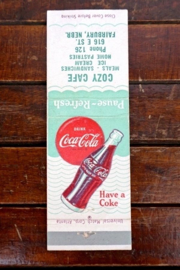 画像1: dp-260204-120 Coca-Cola 1940's-1950's Matchbook