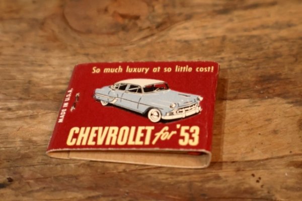 画像2: dp-260204-120 CHEVROLET for '53 1950's Matchbook