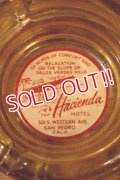 dp-260204-60 Hacienda HOTEL VINTAGE GLASS ASHTRAY