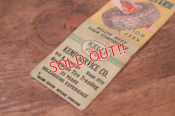 画像2: dp-260204-120 KELLY TIRES 1940's-1950's Matchbook