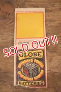 dp-260204-120 GLOBE BATTERIES 1940's-1950's Matchbook