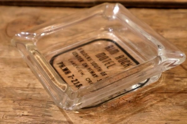 画像5: dp-260204-60 RIM RICK MOTEL VINTAGE GLASS ASHTRAY