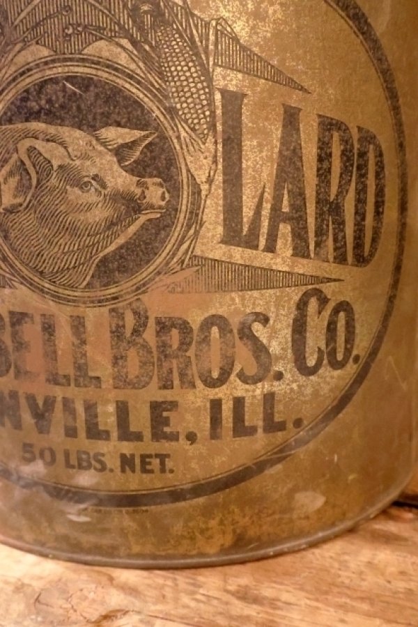 画像3: dp-260322-04 CAMPBELL BROS. CO. 1920's-1930's PURE LARD CAN