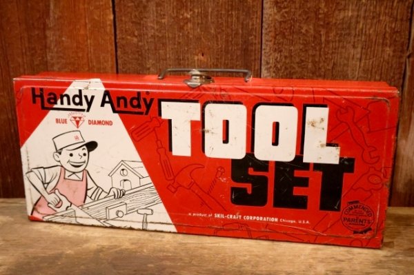 画像1: dp-260322-03 Handy Andy 1960's TOOL SET BOX