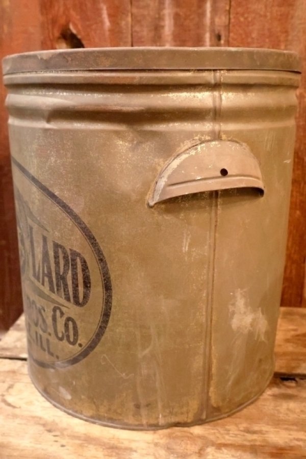 画像5: dp-260322-04 CAMPBELL BROS. CO. 1920's-1930's PURE LARD CAN