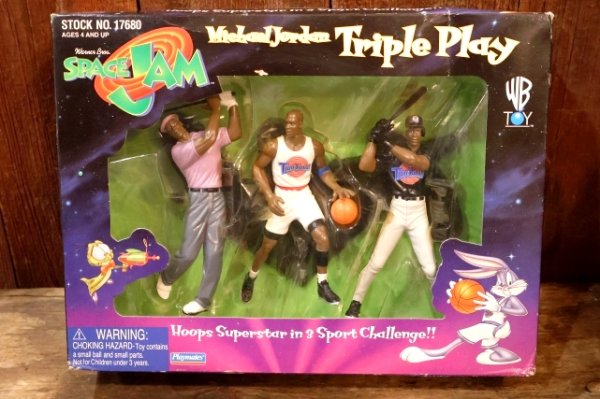 画像1: ct-260322-04 SPACE JAM / Playmates 1996 Michael Jordan Triple Play