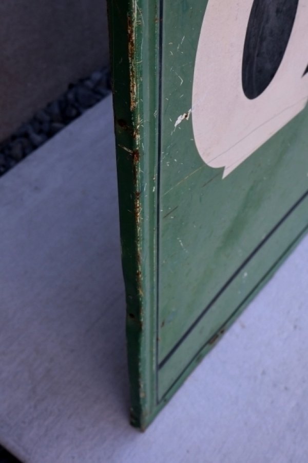 画像17: dp-260204-02  【※店頭ピックのみ】QUAKER STATE MOTOR OIL 1940's METAL SIGN