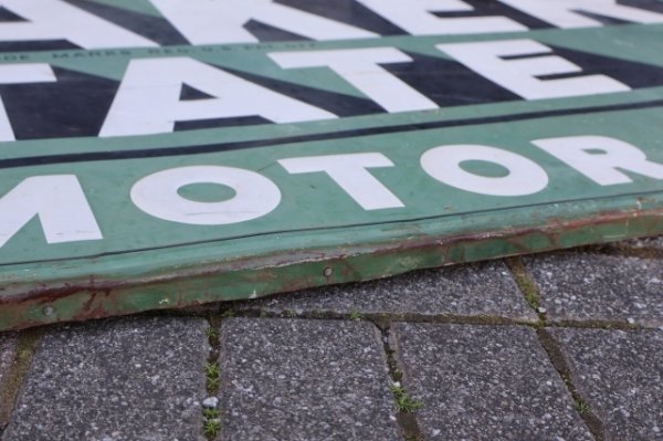 画像24: dp-260204-02  【※店頭ピックのみ】QUAKER STATE MOTOR OIL 1940's METAL SIGN