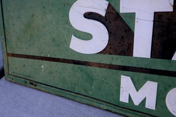 画像10: dp-260204-02  【※店頭ピックのみ】QUAKER STATE MOTOR OIL 1940's METAL SIGN