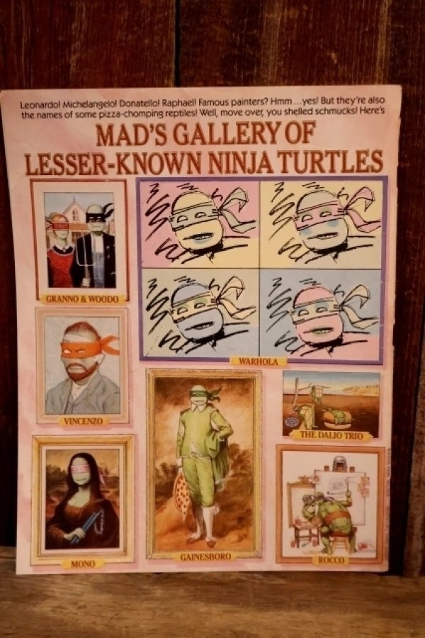 画像7: ct-260322-14 MAD MAGAZINE No.291 December "TMNT"