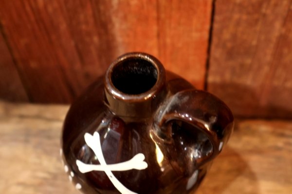 画像8: dp-260325-17 SONSCO 1950's-1960's Skull Decanter Bottle