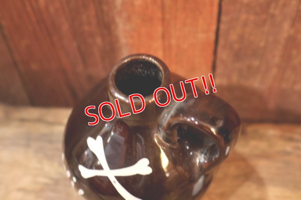 画像8: dp-260325-17 SONSCO 1950's-1960's Skull Decanter Bottle