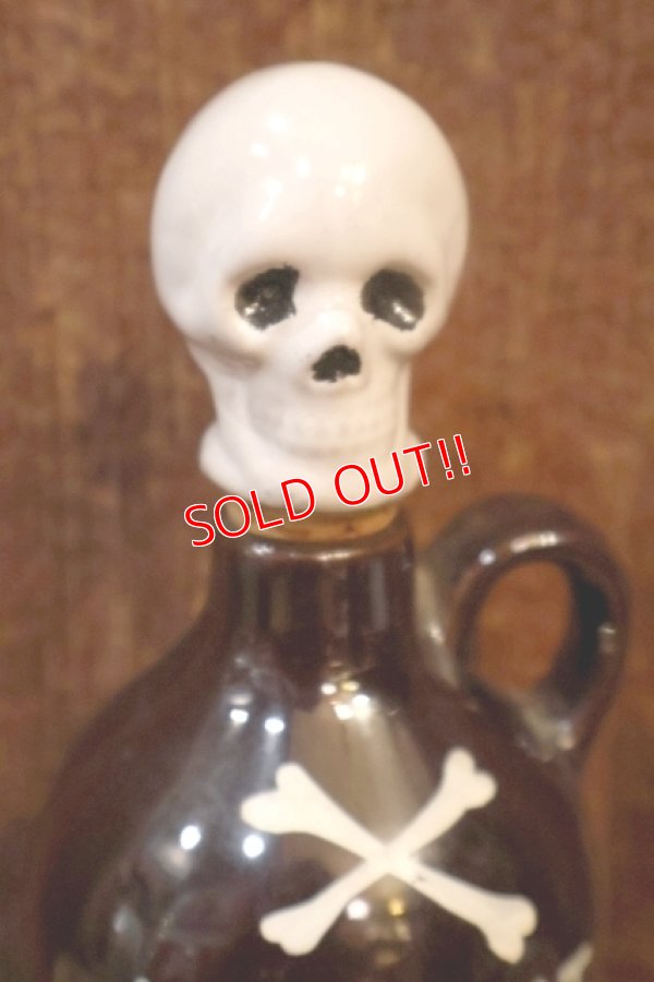 画像2: dp-260325-17 SONSCO 1950's-1960's Skull Decanter Bottle