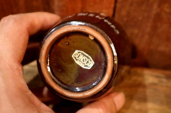 画像9: dp-260325-17 SONSCO 1950's-1960's Skull Decanter Bottle