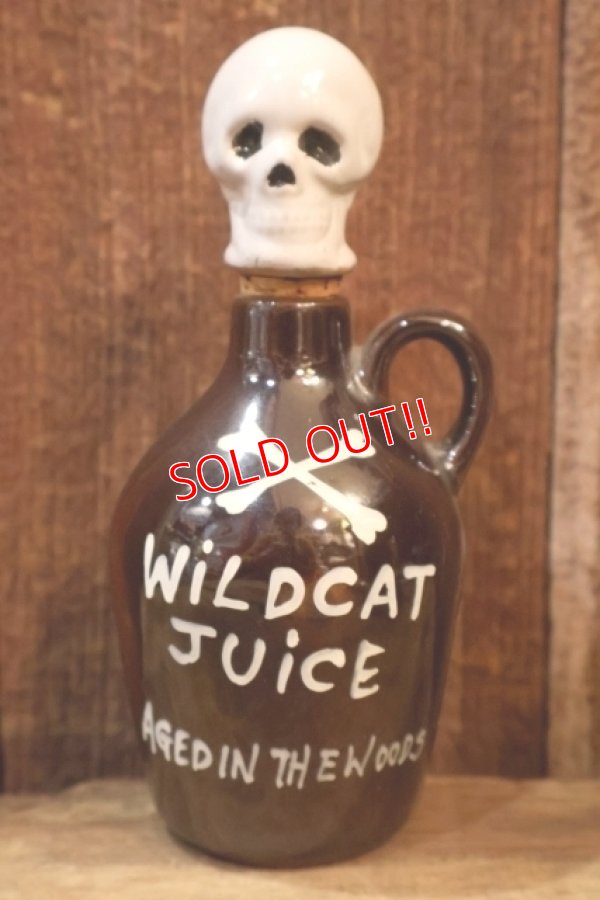 画像1: dp-260325-17 SONSCO 1950's-1960's Skull Decanter Bottle