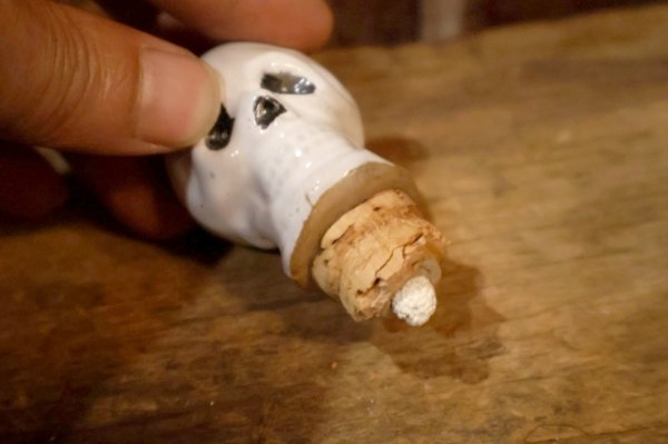 画像7: dp-260325-17 SONSCO 1950's-1960's Skull Decanter Bottle