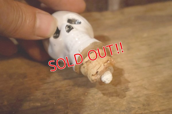 画像7: dp-260325-17 SONSCO 1950's-1960's Skull Decanter Bottle