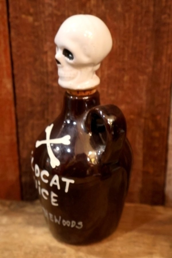 画像4: dp-260325-17 SONSCO 1950's-1960's Skull Decanter Bottle