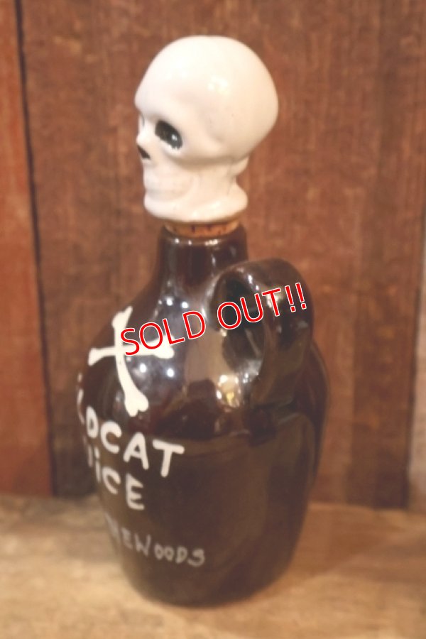 画像4: dp-260325-17 SONSCO 1950's-1960's Skull Decanter Bottle