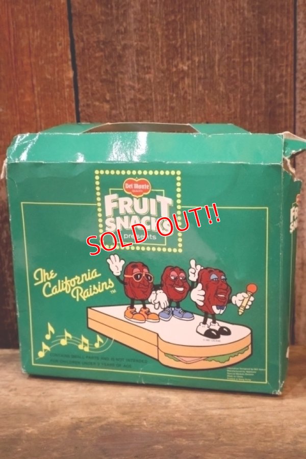 画像10: ct-260322-19 The California Raisins / 1987 Del Monte Fruit Snacks Musical Sandwich