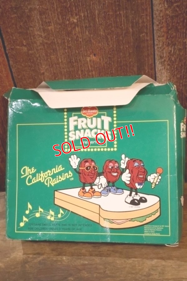 画像11: ct-260322-19 The California Raisins / 1987 Del Monte Fruit Snacks Musical Sandwich