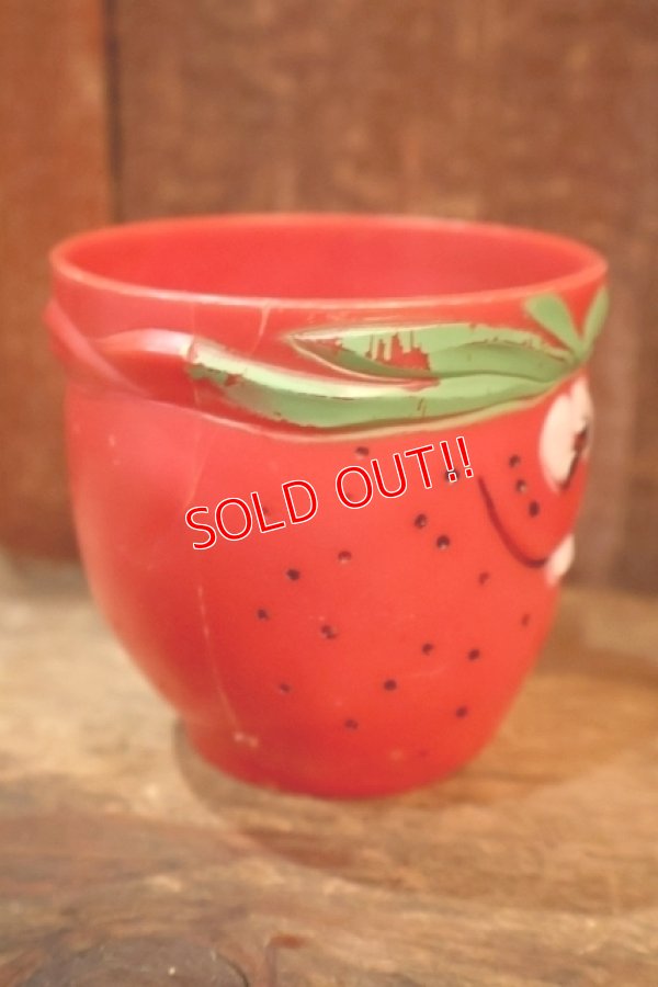 画像4: ct-260322-18 Pillsbury / 1970's Funny Face Plastic Mug "Freckle Face Strawberry 