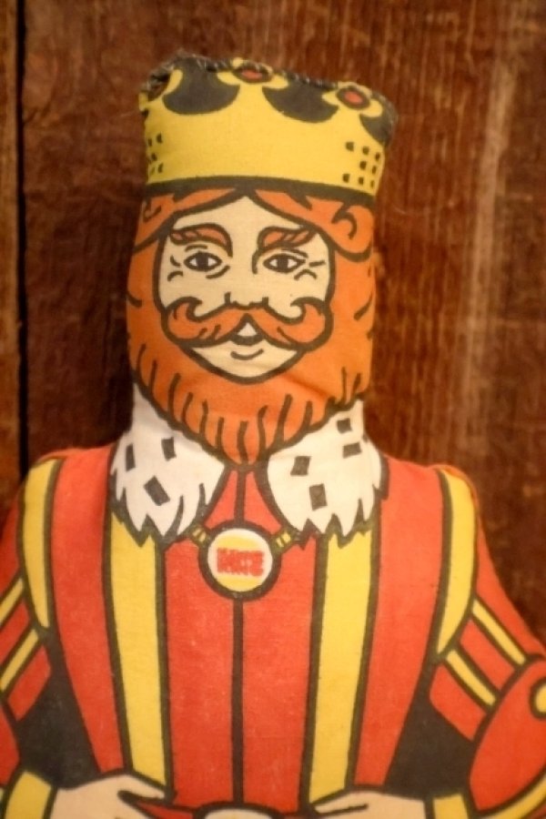 画像2: ct-260401-48 BURGER KING / The King 1970's Pillow Doll