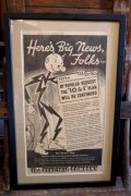ct-260401-01 Reddy Kilowatt / 1930's Newspaper Advertising