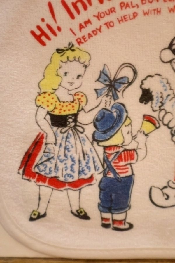画像2: ct-260401-03 Reddy Kilowatt / 1950's-1960's Baby Bib