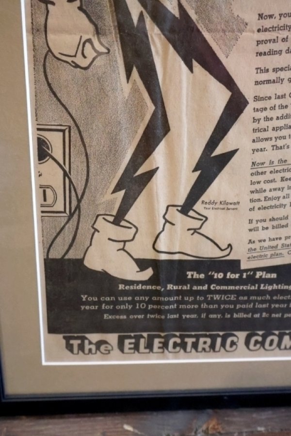 画像5: ct-260401-01 Reddy Kilowatt / 1930's Newspaper Advertising