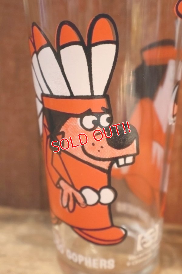 画像2: gs-260401-09 GO GO GOPHERS / PEPSI 1970's Collector Series 16 oz. Glass