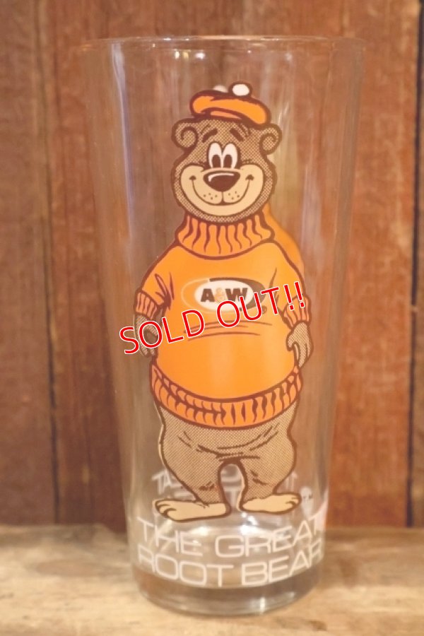 画像1: gs-260401-02 A&W Restaurant / 1980's Great Root Bear Glass