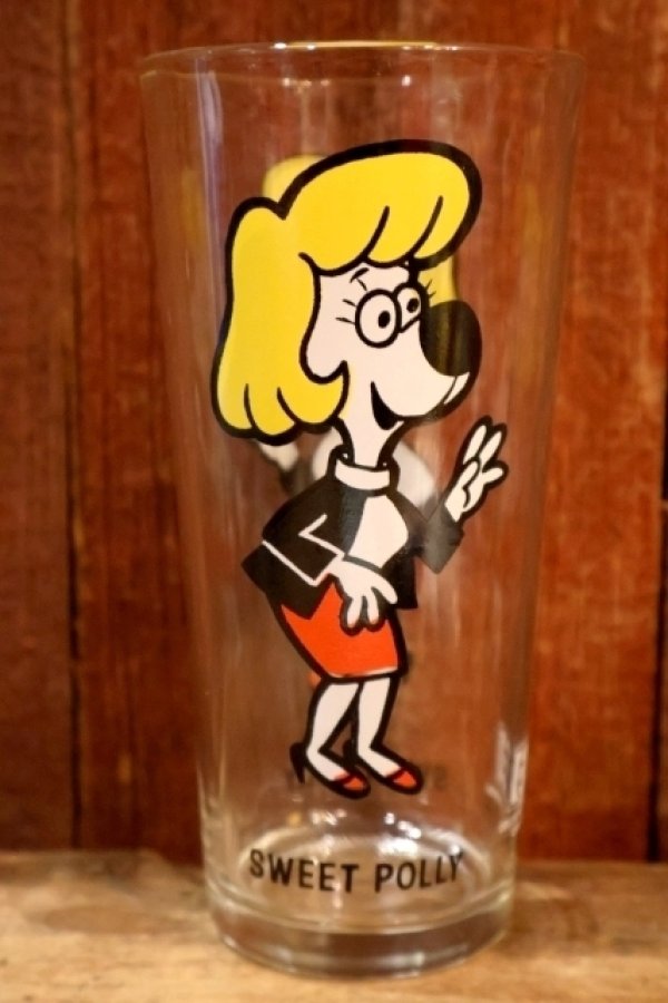 画像1: gs-260401-06 Under Dog ・Sweet Polly / PEPSI 1970's Collectors Series 16 oz. Glass