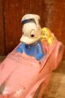 画像2: ct-260401-18 Donald Duck & Pluto / SUN RUBBER 1930's-1940's Car Toy (2)