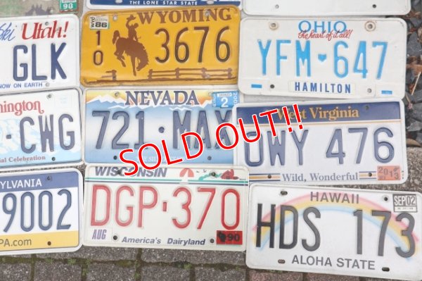 画像9: dp-230518-02 United States of America License Plates Full Set