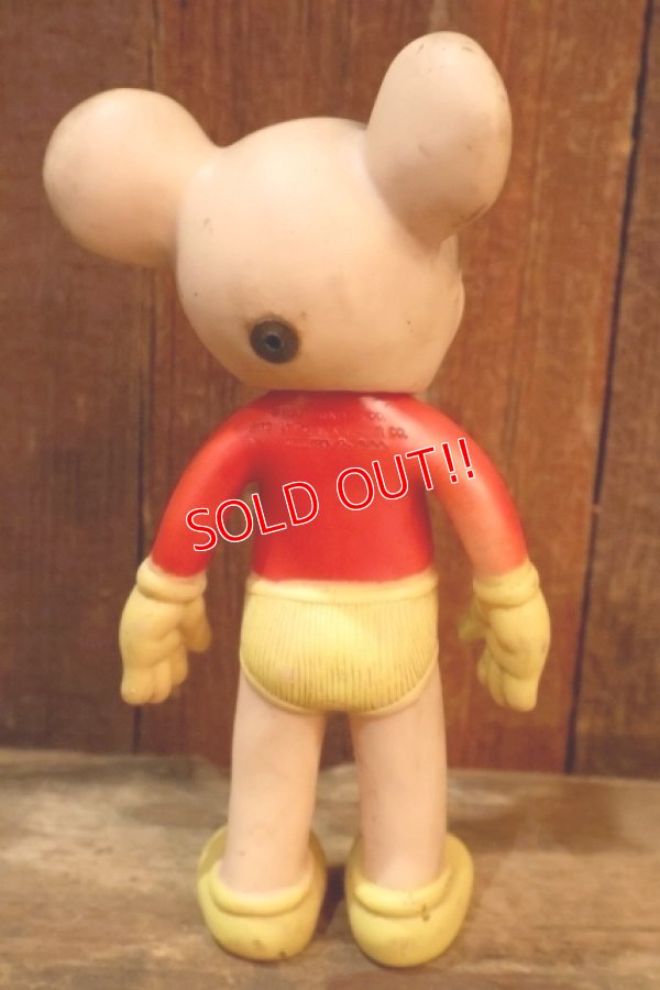 画像6: ct-260401-20 Mickey Mouse / Sun Rubber 1950's Rubber Doll 
