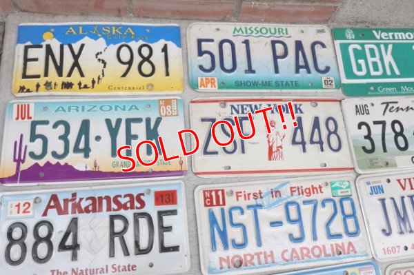 画像2: dp-230518-02 United States of America License Plates Full Set