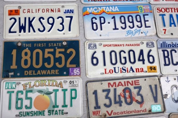 画像3: dp-230518-02 United States of America License Plates Full Set