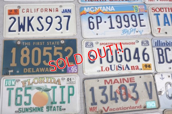 画像3: dp-230518-02 United States of America License Plates Full Set