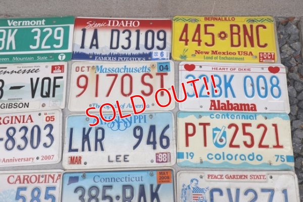 画像7: dp-230518-02 United States of America License Plates Full Set