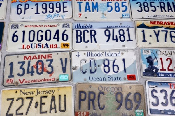 画像5: dp-230518-02 United States of America License Plates Full Set