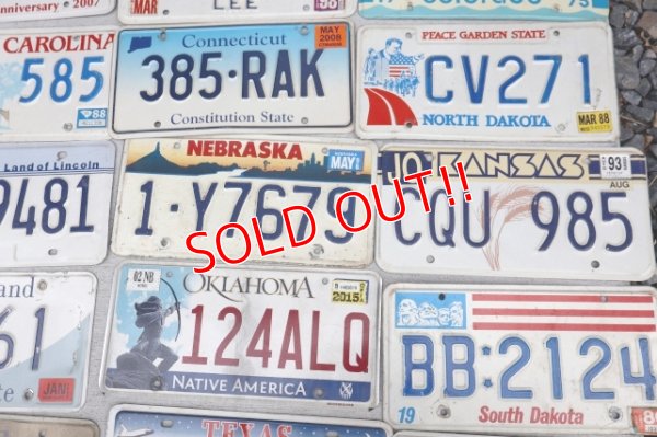 画像8: dp-230518-02 United States of America License Plates Full Set