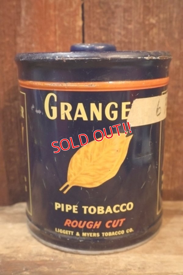 画像1: dp-260401-10 GRANGER 1930's-1940's Pipe Tobacco Tin Can