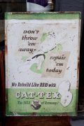 dp-260401-02 CAT'S PAW CAT’S-TEX Rubber Heels 1940's Advertising Metal Sign