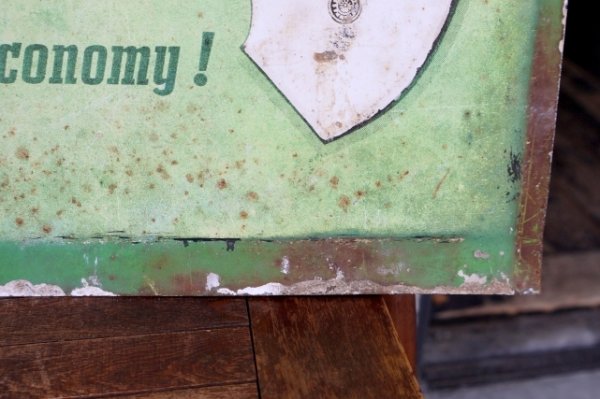 画像8: dp-260401-02 CAT'S PAW CAT’S-TEX Rubber Heels 1940's Advertising Metal Sign