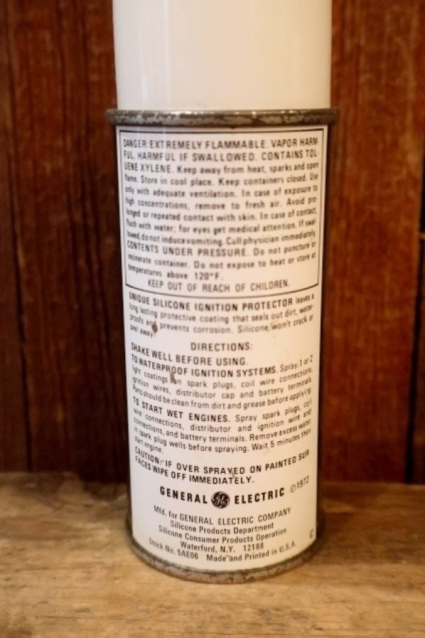 画像3: dp-260401-05 GENERAL ELECTRIC 1970's SILICONE CLEAR ignition PROTECTOR Spray Can