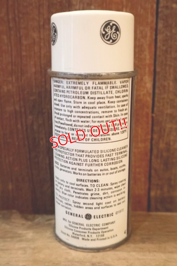 画像3: dp-260401-04 GENERAL ELECTRIC 1970's SILICONE battery care Spray Can