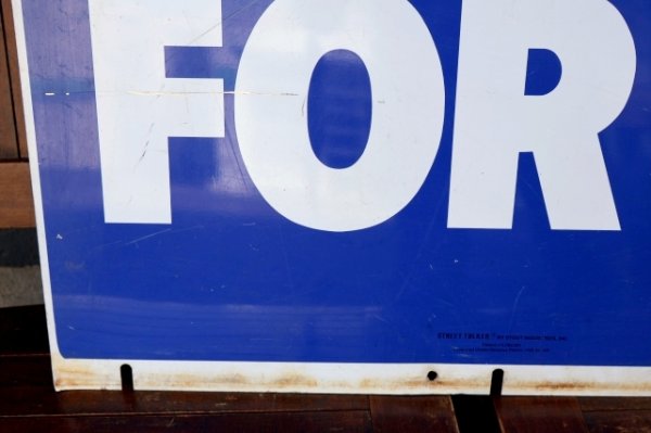 画像13: dp-260401-11 PENNZOIL 1990's W-sided Metal Sign