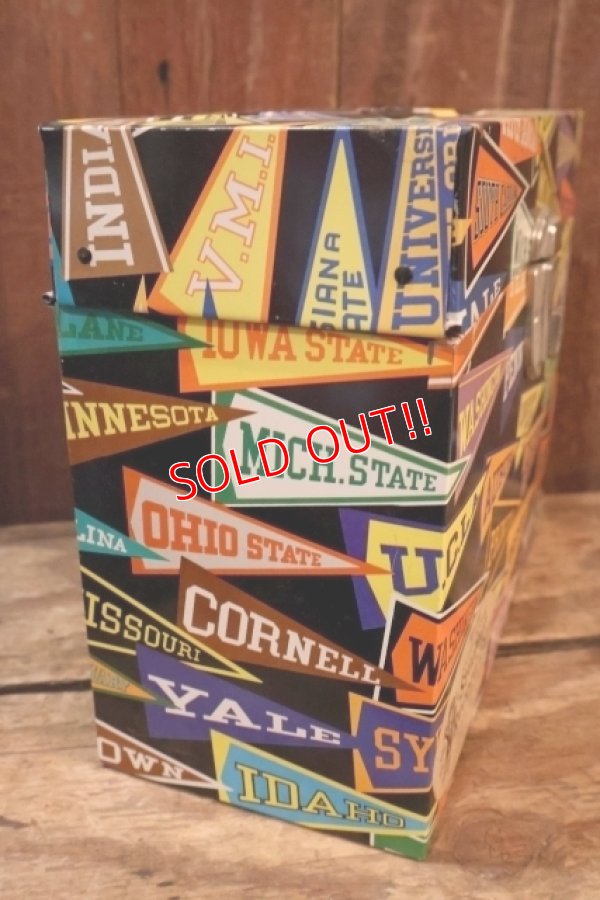 画像5: dp-260401-07 1950's-1960's FILE-A-WAY College Pennant Student Record File Box